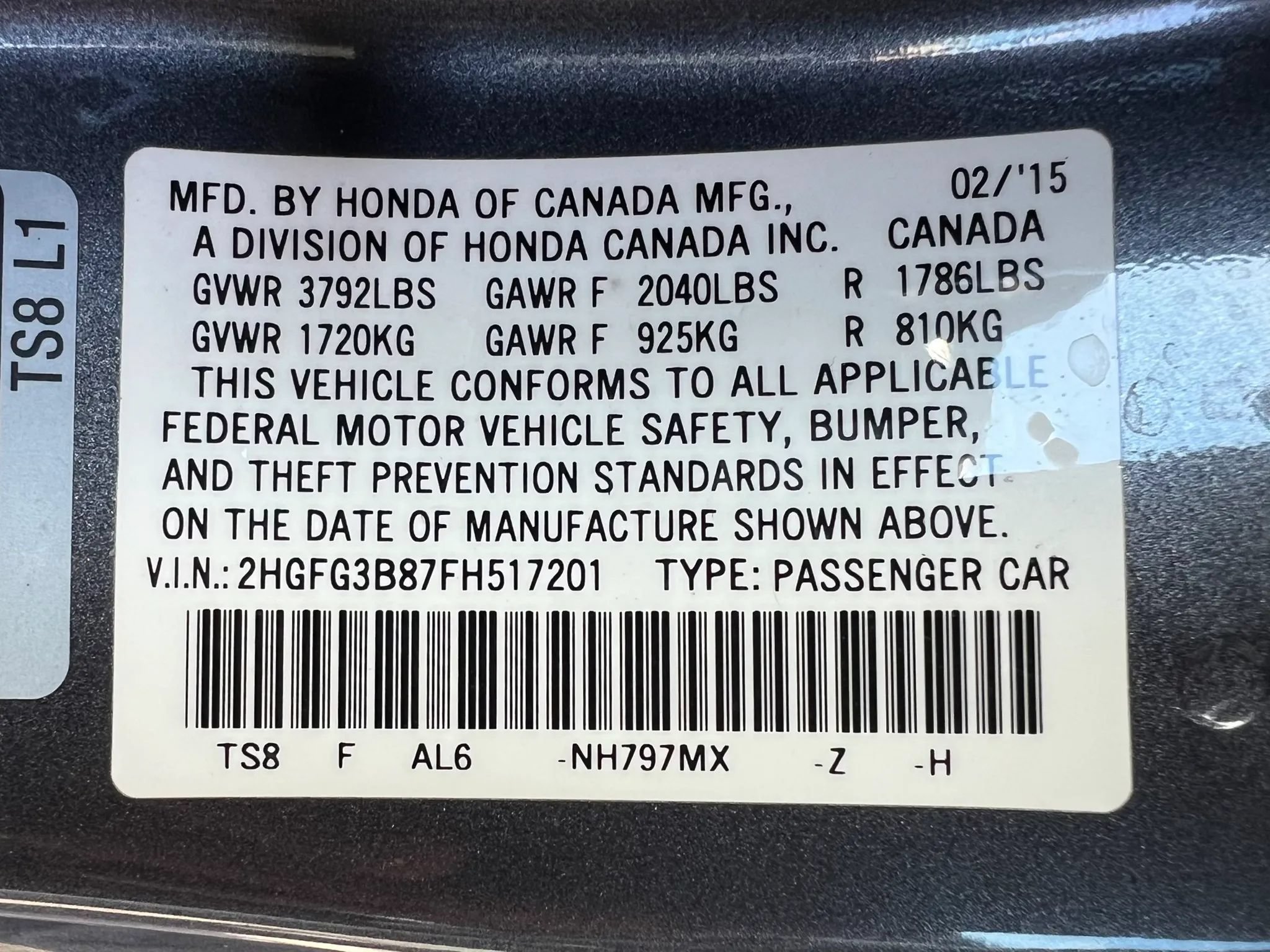 Used 2015 Honda Civic EX image 47