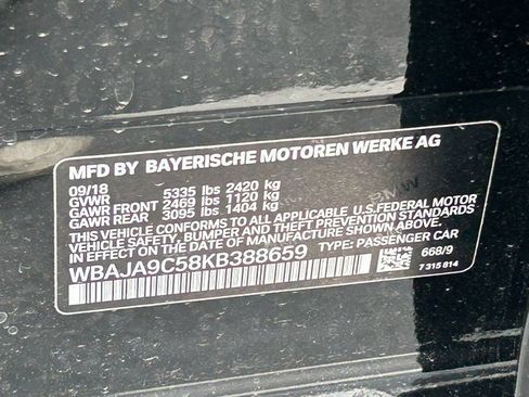 Used 2019 BMW 530e image 35