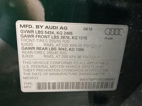 Used 2019 Audi Q5 Prestige w/ Prestige Package AWD/4WD image 16