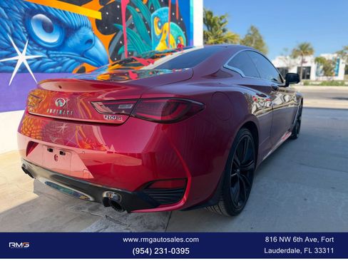 Used 2018 INFINITI Q60 Red Sport 400 w/ Pro Active Package image 6