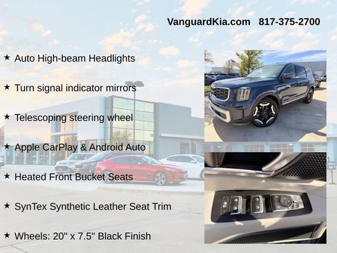 Certified 2024 Kia Telluride S w/ S Sunroof Package AWD/4WD image 12