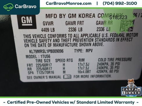 Certified 2023 Chevrolet TrailBlazer LT AWD/4WD image 40
