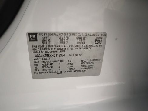 Used 2017 Chevrolet Silverado 1500 LTZ w/ Sport Package image 35