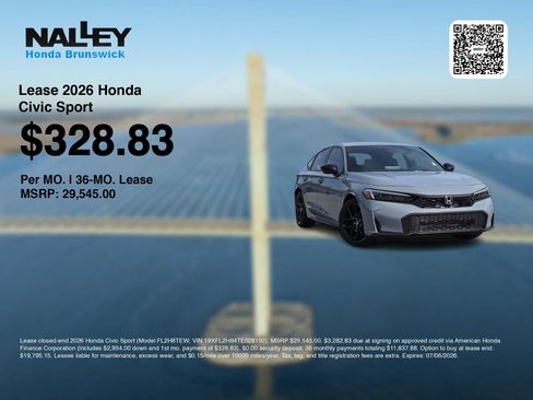 New 2026 Honda Civic Sport image 3