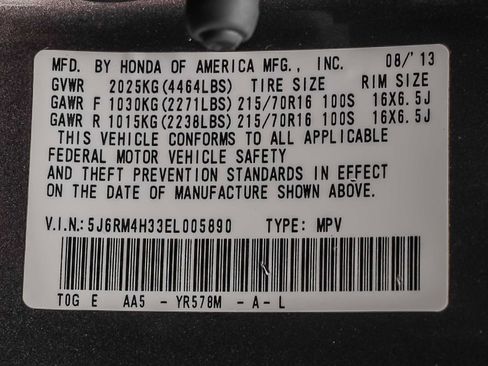 Used 2014 Honda CR-V LX image 29