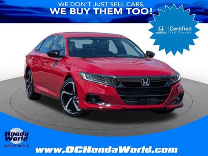 Certified 2021 Honda Accord Sport