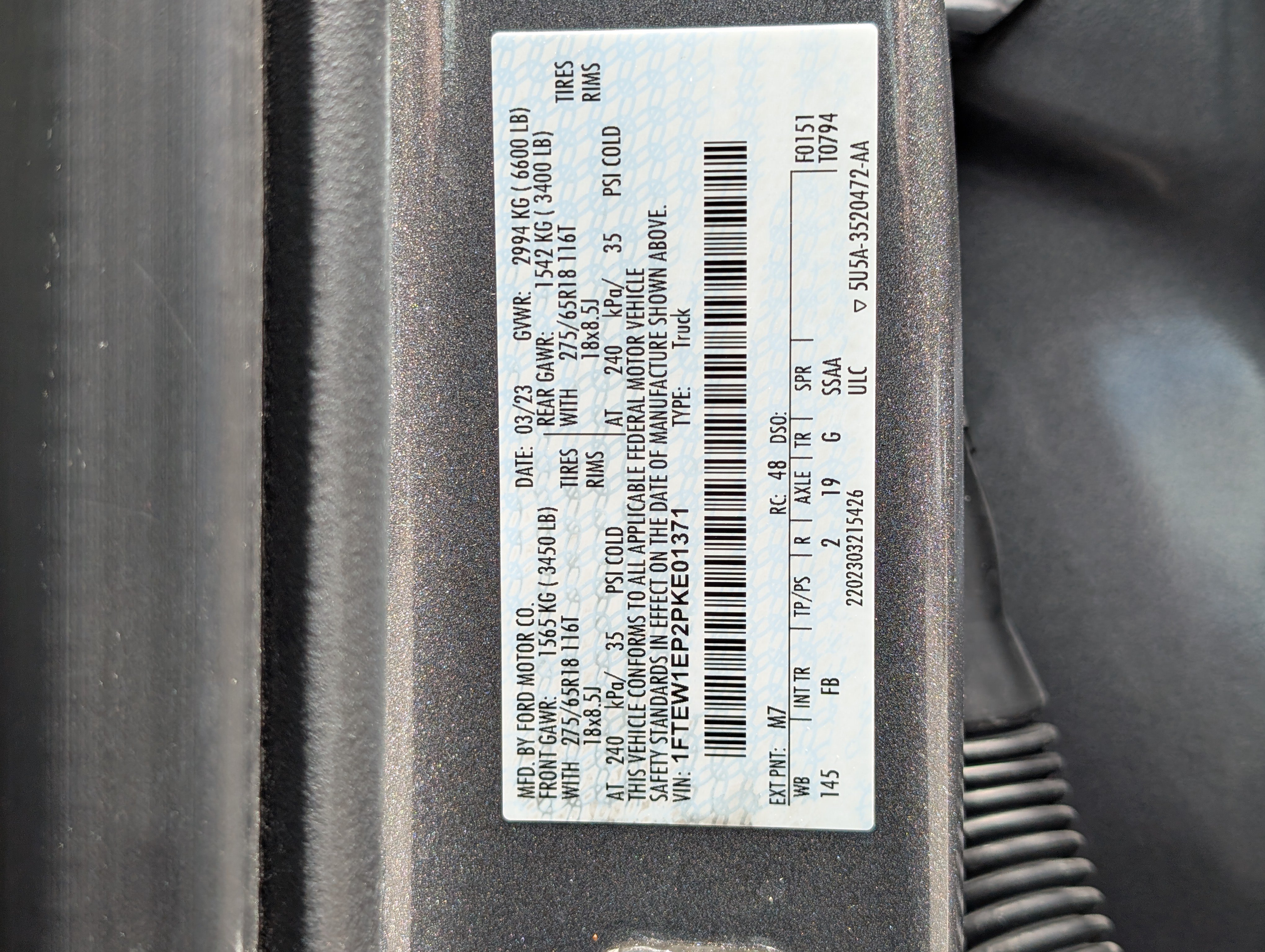 Used 2023 Ford F150 XLT w/ Equipment Group 302A High AWD/4WD image 38