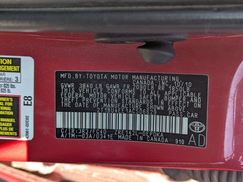 Used 2010 Toyota Corolla FWD image 12