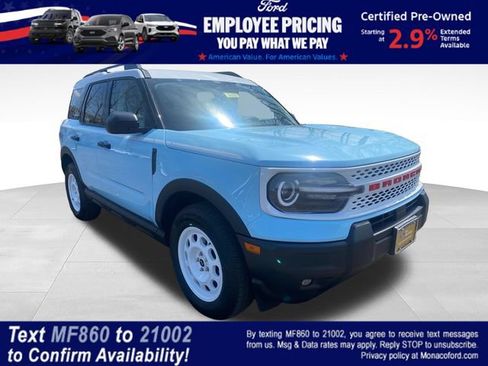 Certified 2025 Ford Bronco Sport Heritage w/ Convenience Package AWD/4WD image 1