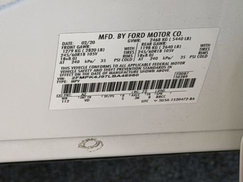 Used 2020 Ford Edge SEL w/ Convenience Package AWD/4WD image 10