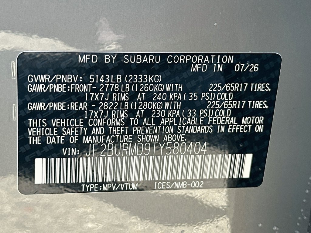 New 2026 Subaru Outback Wilderness AWD/4WD image 26