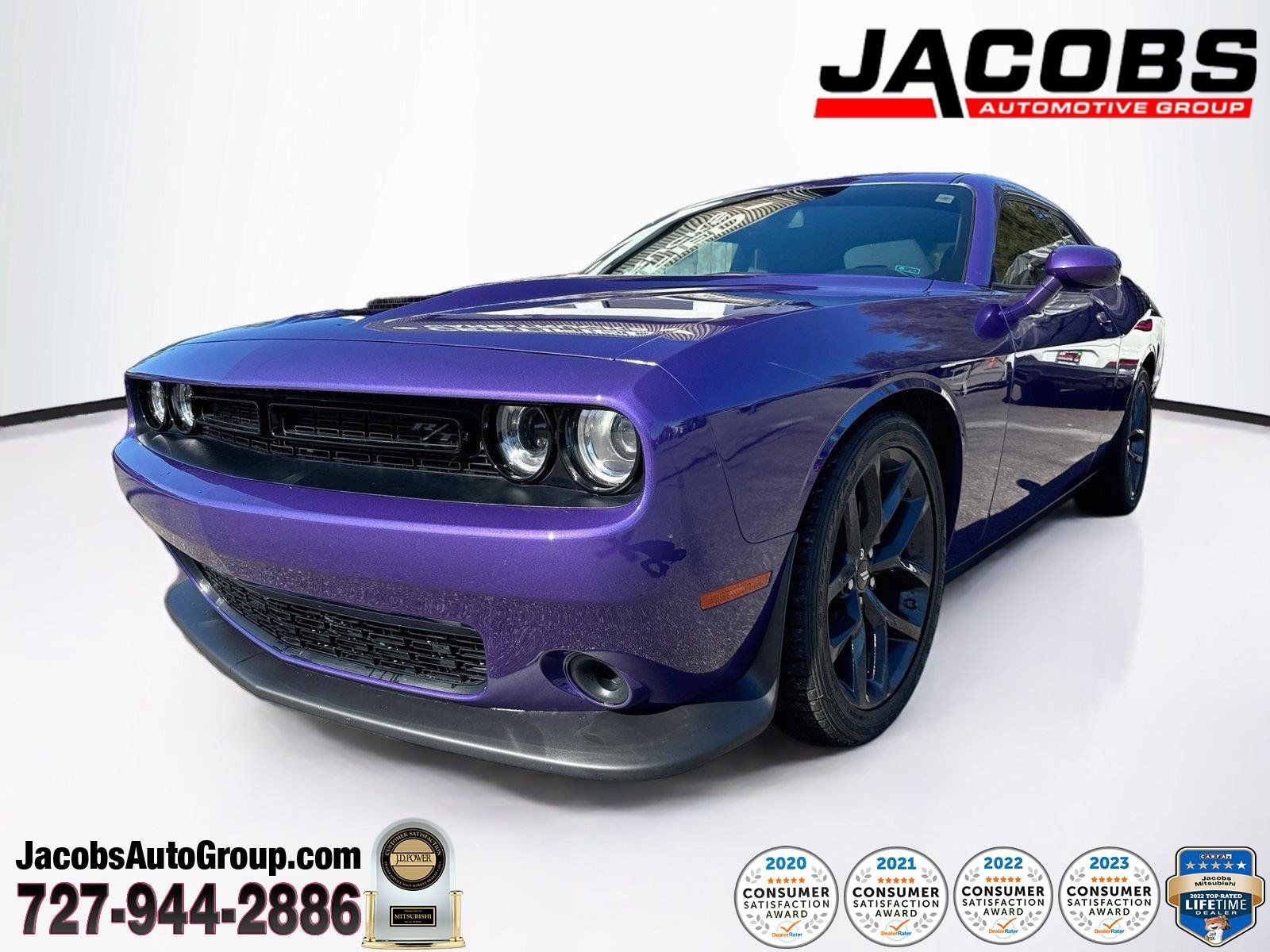 Used 2023 Dodge Challenger R/T w/ Blacktop Package RWD image 1