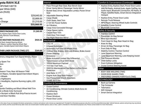 Certified 2021 Toyota RAV4 XLE w/ Convenience Package image 27