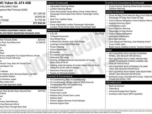 Used 2022 GMC Yukon XL AT4 AWD/4WD image 34