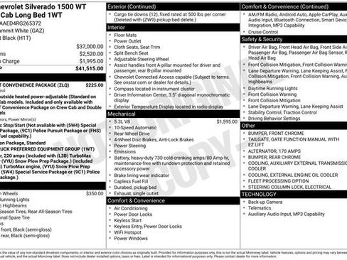 Used 2024 Chevrolet Silverado 1500 W/T w/ WT Fleet Convenience Package image 6