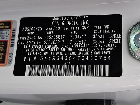 New 2026 Kia Sorento LX image 13