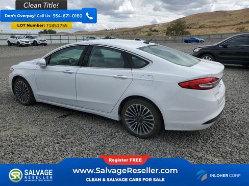 Used 2018 Ford Fusion SE w/ Fusion SE Technology Package FWD image 3