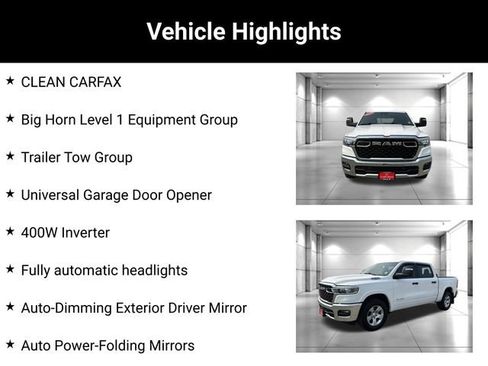 Used 2025 RAM 1500 Big Horn AWD/4WD image 2
