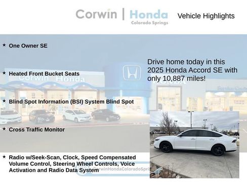 Used 2025 Honda Accord SE image 6