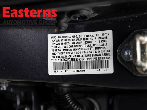 Used 2017 Honda Civic EX image 33