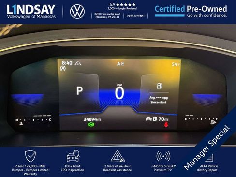 Certified 2022 Volkswagen Tiguan SE w/ Panoramic Sunroof Package image 24