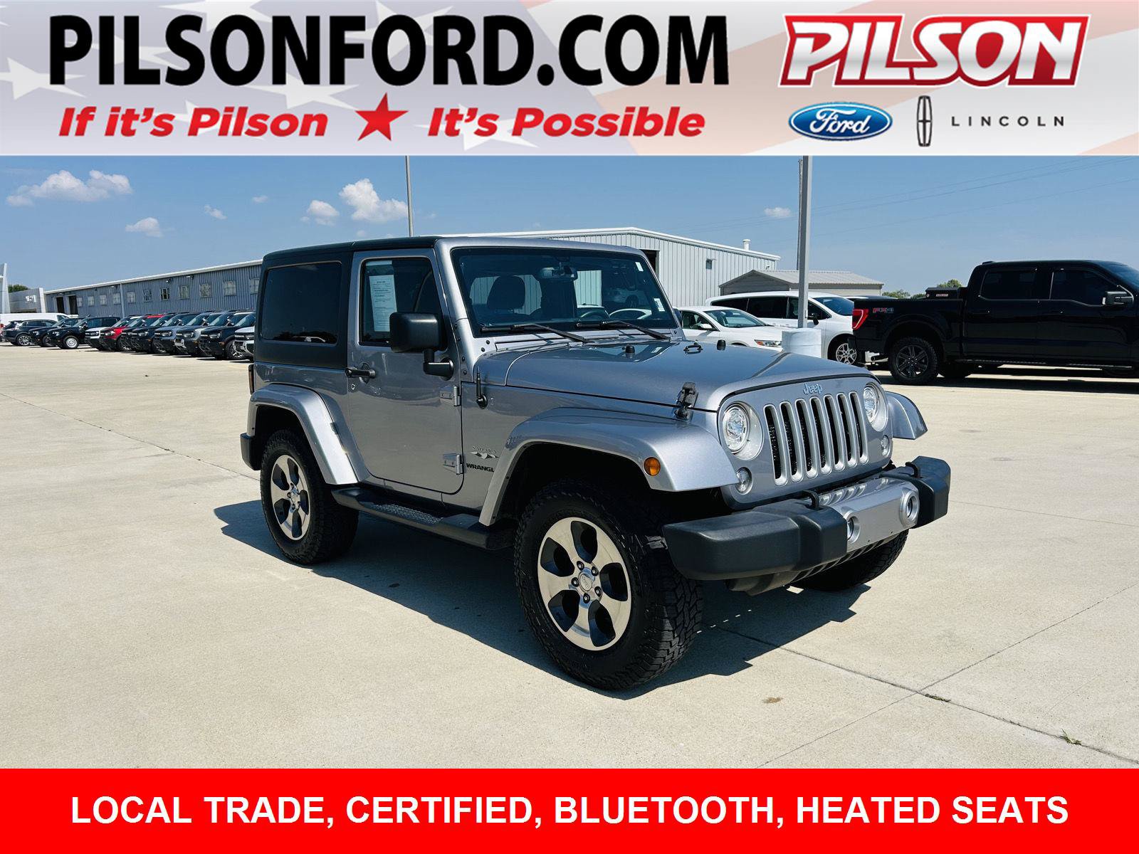 Used 2017 Jeep Wrangler Sahara w/ Connectivity Group AWD/4WD image 1