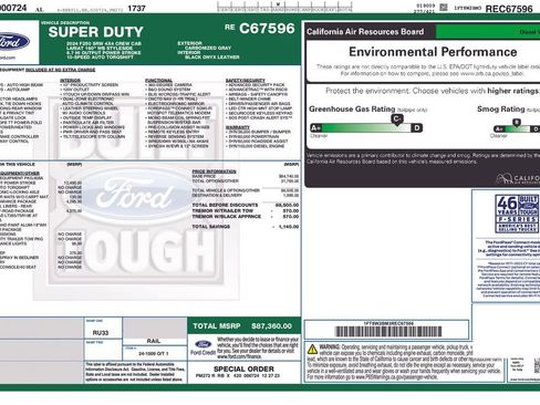 Used 2024 Ford F250 Lariat w/ Tremor Off-Road Package image 6