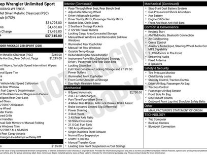 Used 2020 Jeep Wrangler Unlimited Sport