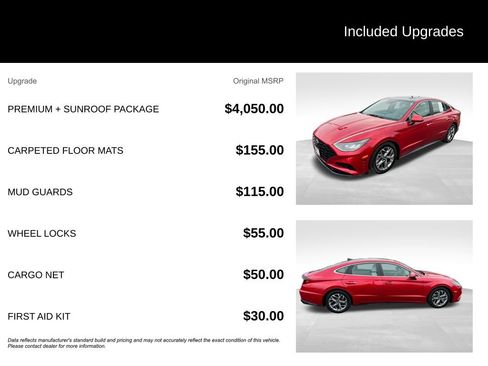 Used 2020 Hyundai Sonata SEL w/ Premium + Sunroof Package FWD image 10
