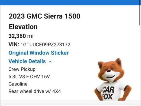 Used 2023 GMC Sierra 1500 Elevation w/ X31 Off-Road Package image 5