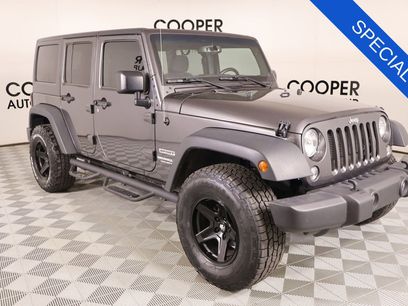 Used 2017 Jeep Wrangler Unlimited Sport w/ Quick Order Package 24S