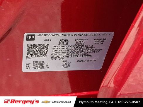 New 2026 Chevrolet Equinox LT image 11