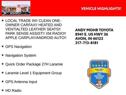 Used 2023 RAM 1500 Laramie AWD/4WD image 2