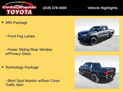 Certified 2022 Toyota Tacoma SR5 w/ Technology Package image 15