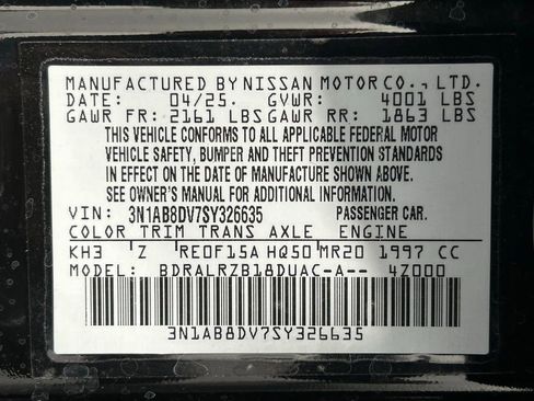 Used 2025 Nissan Sentra SR w/ Midnight Edition FWD image 33