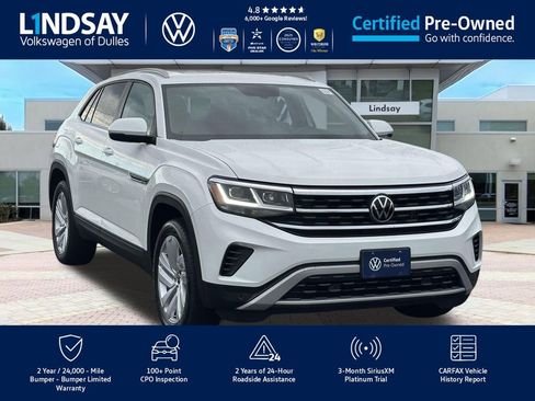 Certified 2022 Volkswagen Atlas Cross Sport SE w/ Panoramic Sunroof Package image 1