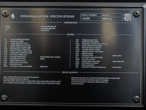 Certified 2019 Ferrari 488 Pista Coupe RWD image 61