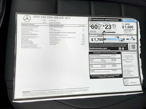 New 2025 Mercedes-Benz GLE 450e GLE 450e image 20