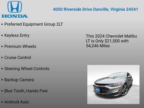 Used 2024 Chevrolet Malibu LT FWD image 7