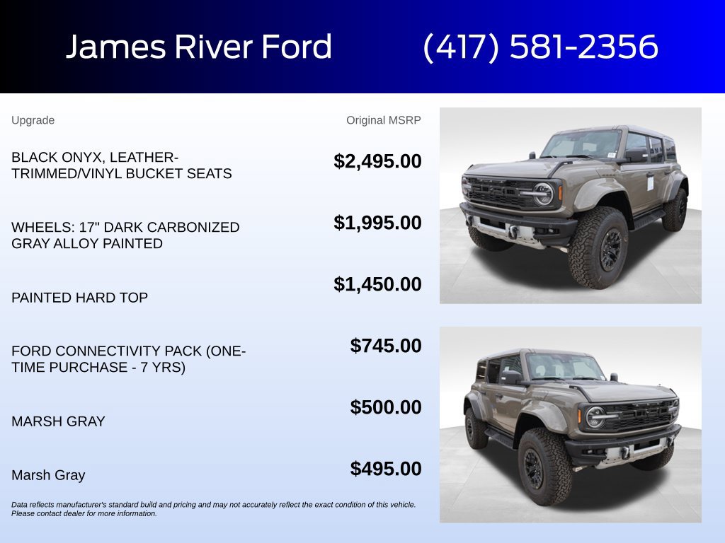 New 2026 Ford Bronco Raptor AWD/4WD image 5