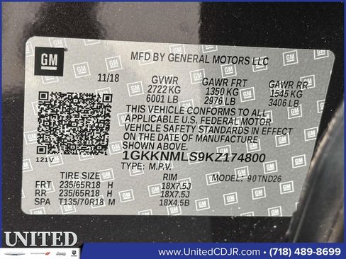 Used 2019 GMC Acadia SLT image 31