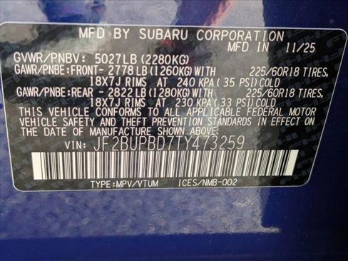 New 2026 Subaru Outback Premium image 15