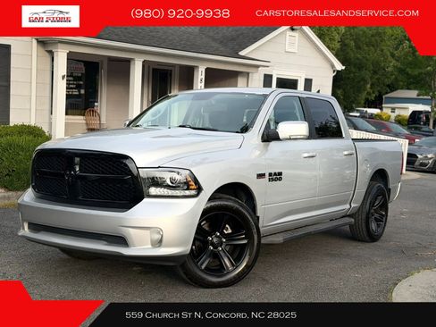 Used 2017 RAM 1500 Sport w/ Quick Order Package 26Q Night RWD image 1