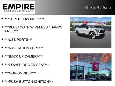 Used 2024 Kia Sportage X-Line w/ X-Line Premium Package AWD/4WD image 2