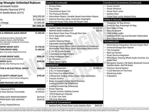 Used 2021 Jeep Wrangler Unlimited Rubicon AWD/4WD image 7