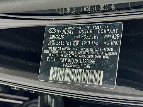 New 2026 Hyundai Elantra Sport w/ Cargo Package FWD image 23
