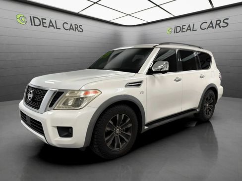 Used 2017 Nissan Armada Platinum w/ Captain Seat Package AWD/4WD image 1
