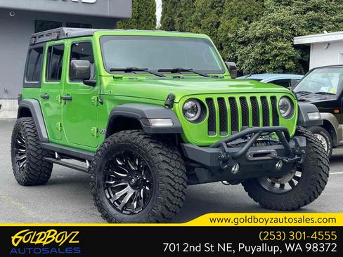 Used 2019 Jeep Wrangler Unlimited Sport w/ Technology Group AWD/4WD image 1