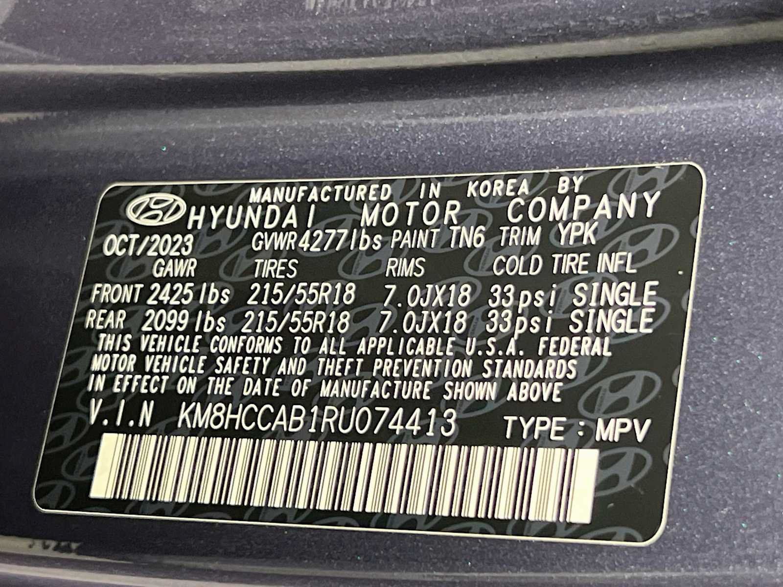 Certified 2024 Hyundai Kona SEL w/ Convenience Package AWD/4WD image 31