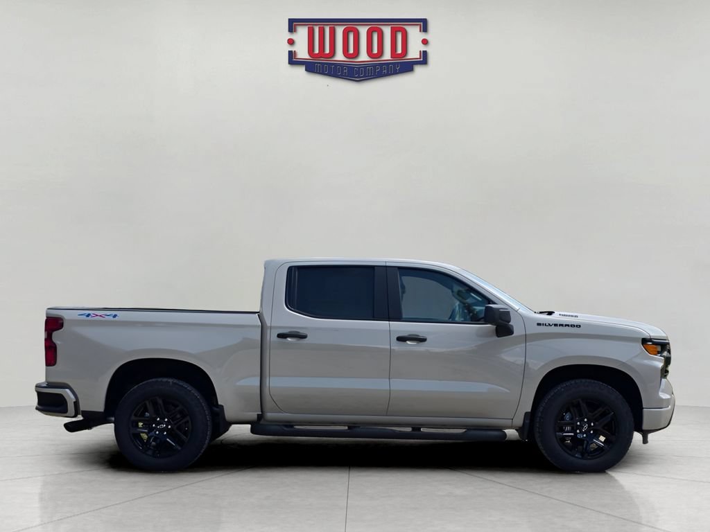 New 2026 Chevrolet Silverado 1500 Custom w/ Turbomax Blackout Package AWD/4WD image 2